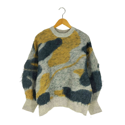 アングリッド Ungrid 23aw シャギージャカードニット レディース FREE