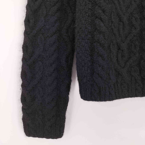 コムサ COMME CA カシミヤ ケーブル ニット カーディガン レディース JPN:M