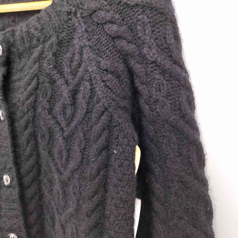 コムサ COMME CA カシミヤ ケーブル ニット カーディガン レディース JPN:M