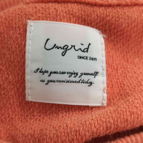 アングリッド Ungrid 23aw ビッグシルエットロゴスウェット レディース FREE