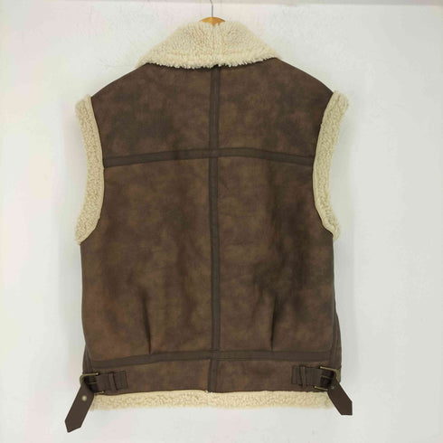 アングリッド Ungrid ノースリーブボアフェイクムートンベスト レディース FREE