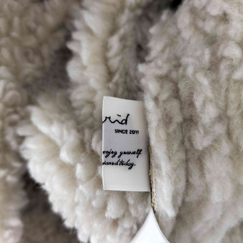 アングリッド Ungrid ノースリーブボアフェイクムートンベスト レディース FREE