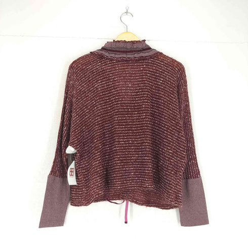 レースデザイン ネップ加工 ブラウス Y2K レディース import:M