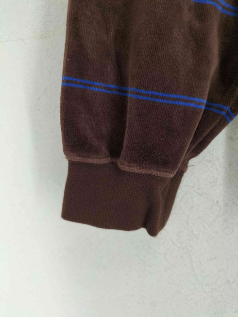 ビームス BEAMS 24AW ベロア ボーダー ポロシャツ メンズ S