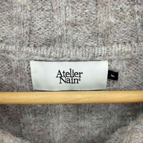 ATELIER NAIN KYRA ヘアリーメランジニット セーター Import レディース F