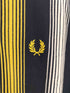 フレッドペリー FRED PERRY Ombre Stripe Long Polo Shirt メンズ M