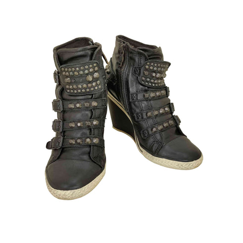 アッシュ ASH TOXIC ハイヒールスニーカー スタッズ レディース JPN:36