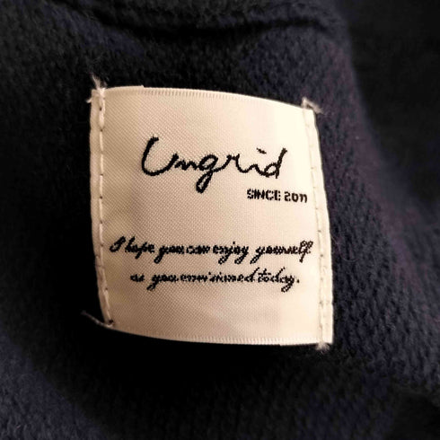 アングリッド Ungrid 23aw ビッグシルエットロゴスウェット レディース FREE
