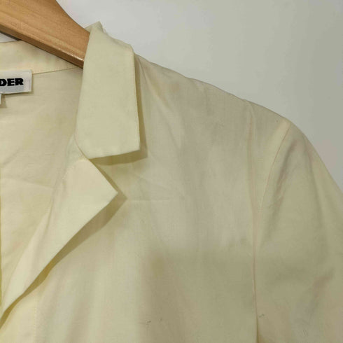 ジルサンダー JIL SANDER 90-00S 比翼 オープンカラー シャツブラウス レディース