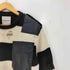 Shinya yamaguchi 16aw Commander sweater ボーダー レザーパッチ ダメージ ウールニット メンズ JPN:S