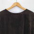 MNOF CUT OUT VELOR TOPS レディース FREE