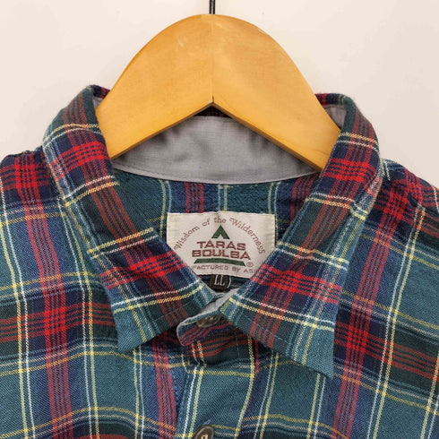 タラスブルバ TARAS BOULBA 80-90S 日本製 チェック L/S レギュラーカラー シャツ メンズ JPN:XL