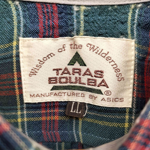 タラスブルバ TARAS BOULBA 80-90S 日本製 チェック L/S レギュラーカラー シャツ メンズ JPN:XL