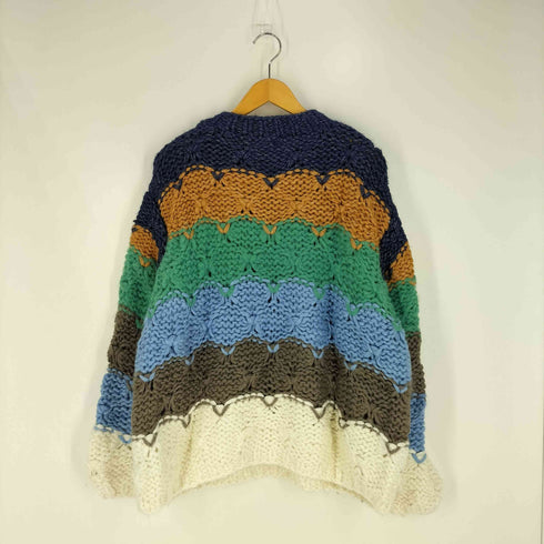 マルチカラーハンドニット レディース ONE SIZE
