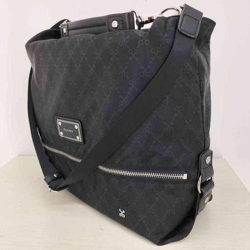 サザビー SAZABY 3way モノグラム ナイロン ショルダーバッグ レディース