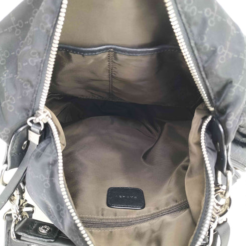 サザビー SAZABY 3way モノグラム ナイロン ショルダーバッグ レディース