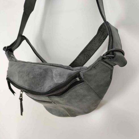 STRUM フルタンニン ピット鞣し シュリンク ホースハイド WAX仕上げ HIGH THROTTLE ボディーバッグ メンズ