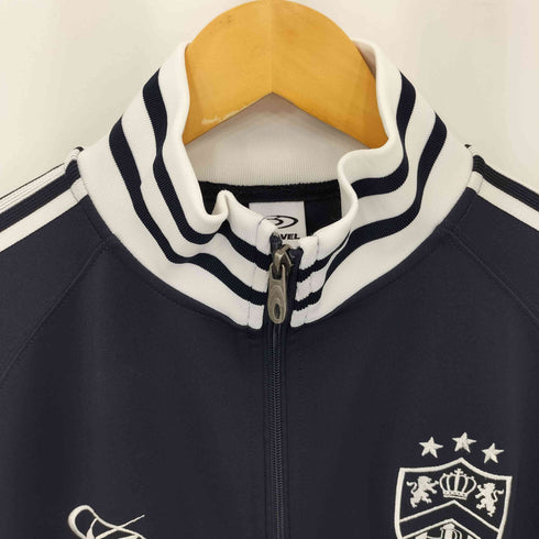 TRAVEL 刺繍デザイン サイドライン ジップアップ トラックジャケット メンズ S