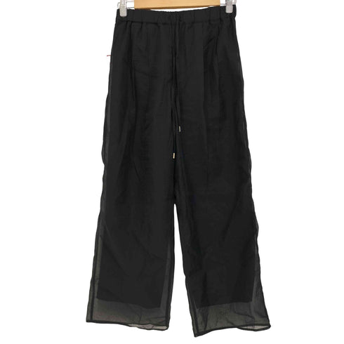 マイカアンドディール MICA&DEAL 24aw シアーワイドパンツ レディース FREE