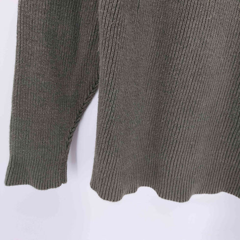 ジェイクルー J.CREW 90S 巨人タグ リネン コットン リブ クルーネック ニット メンズ import:S