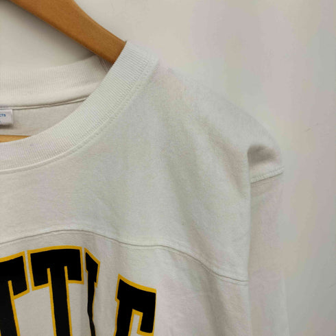 チャンピオン Champion SEATTLE カレッジ プリント フットボール クルーネック L/S Tシャツ メンズ import:M