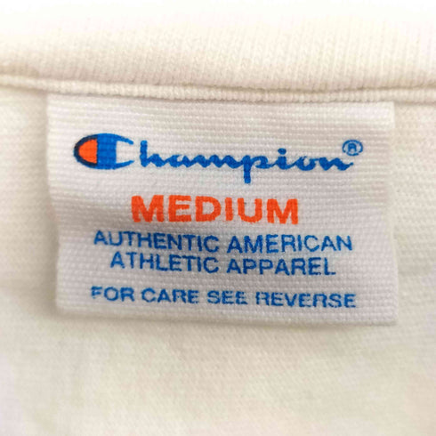 チャンピオン Champion SEATTLE カレッジ プリント フットボール クルーネック L/S Tシャツ メンズ import:M
