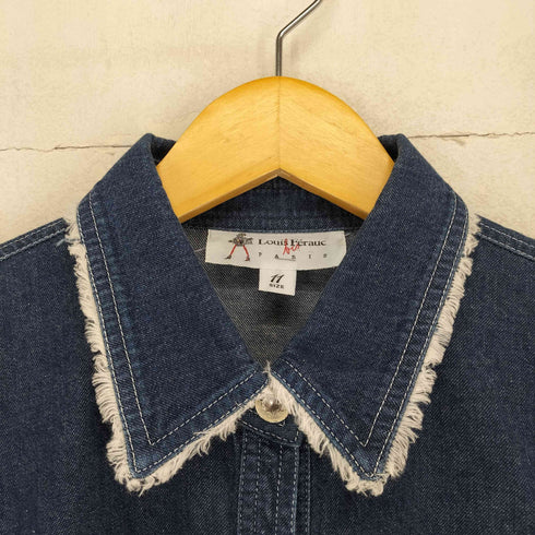 LOUIS FERAUD 総柄ベルト切り返し デニムシャツ レディース 11