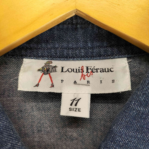 LOUIS FERAUD 総柄ベルト切り返し デニムシャツ レディース 11