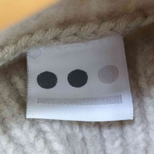 スリードッツ three dots ウール ヤク ケーブル アラン ニット タートルネック セーター レディース