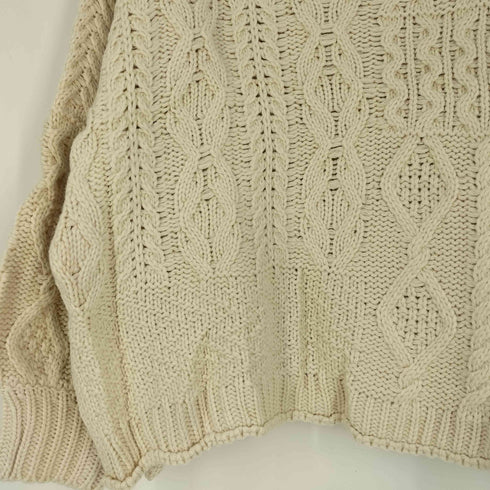 アングリッド Ungrid 23aw パッチワークケーブルニット レディース FREE