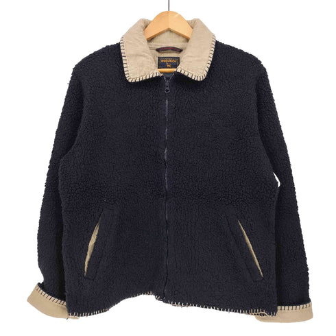ウールリッチ WOOLRICH コーデュロイ 切り替え ボア フリース ジップアップ ジャケット レディース import:M