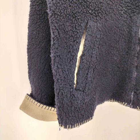 ウールリッチ WOOLRICH コーデュロイ 切り替え ボア フリース ジップアップ ジャケット レディース import:M