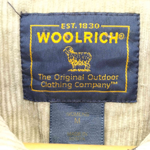 ウールリッチ WOOLRICH コーデュロイ 切り替え ボア フリース ジップアップ ジャケット レディース import:M
