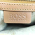 ヒューゴボス HUGO BOSS キャンバス レザー トート バッグ レディース