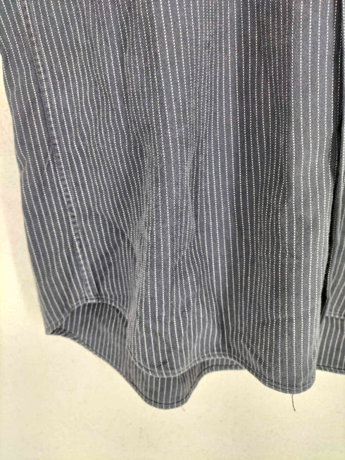 アニエスベーオム Agnes b.homme 90S ストライプ柄 ロングスリーブポケットシャツ メンズ 3