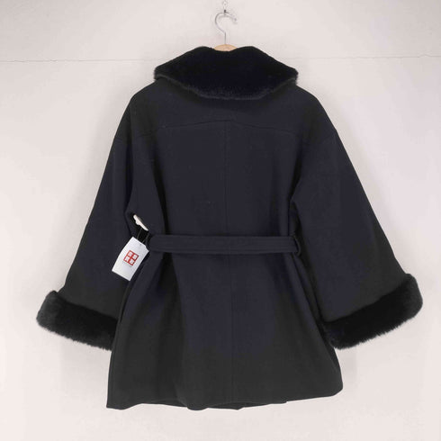 グレイル GRL リボンベルトファーティペット付フレアコート レディース FREE