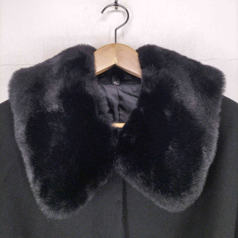 グレイル GRL リボンベルトファーティペット付フレアコート レディース FREE