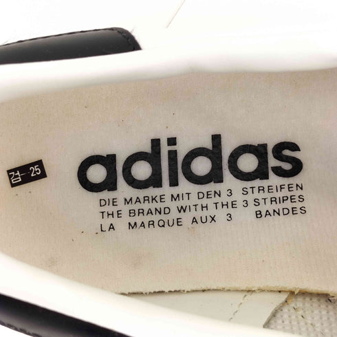 アディダス adidas 90S SUPERSTAR スーパースター ローカットスニーカー 97年 8月製 金ベロ DEADSTOCK メンズ JPN:27