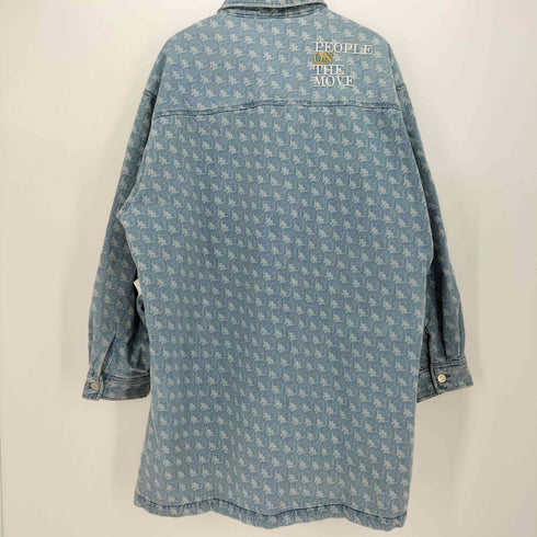 カッパ Kappa 総柄 デニム ジャケット メンズ JPN:XL