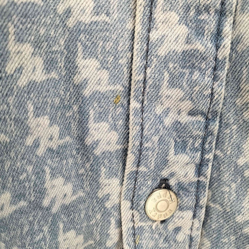 カッパ Kappa 総柄 デニム ジャケット メンズ JPN:XL