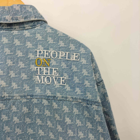 カッパ Kappa 総柄 デニム ジャケット メンズ JPN:XL