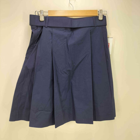 サルヴァトーレフェラガモ Salvatore Ferragamo ベルト付き コットン ミニスカート レディース JPN:40