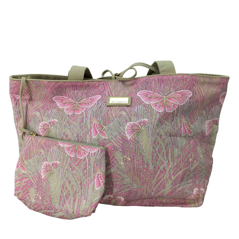 ジムトンプソン JIM THOMPSON ミニポーチ付き 花柄トートバッグ レディース