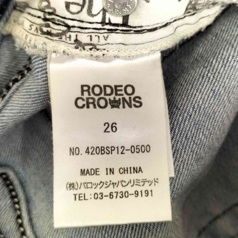 ロデオクラウンズ RODEO CROWNS スキニーデニムパンツ レディース 26