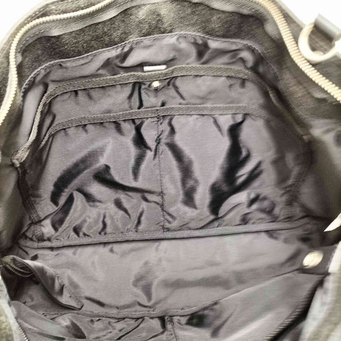 森野帆布 レザーハンドバッグ メンズ