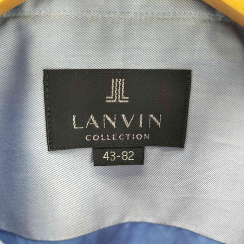 ランバンコレクション LANVIN COLLECTION フロントポケット コットン シャツ メンズ 43-82
