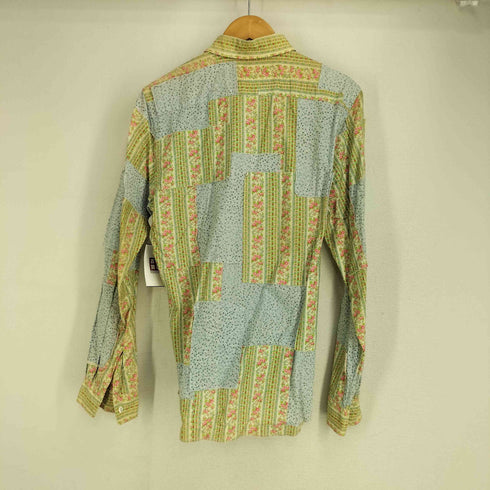 ジュンヤワタナベコムデギャルソンマン JUNYA WATANABE COMME des GARCONS MAN AD2004 花柄 パッチワーク L/S シャツ メンズ JPN:M