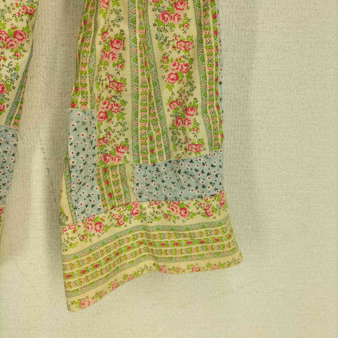 ジュンヤワタナベコムデギャルソンマン JUNYA WATANABE COMME des GARCONS MAN AD2004 花柄 パッチワーク L/S シャツ メンズ JPN:M