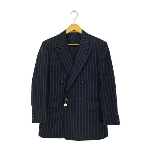 ROBELT ストライプ ダブルブレストテーラードジャケット メンズ