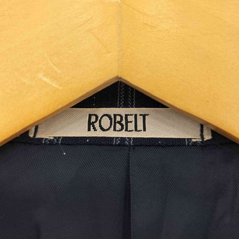 ROBELT ストライプ ダブルブレストテーラードジャケット メンズ
